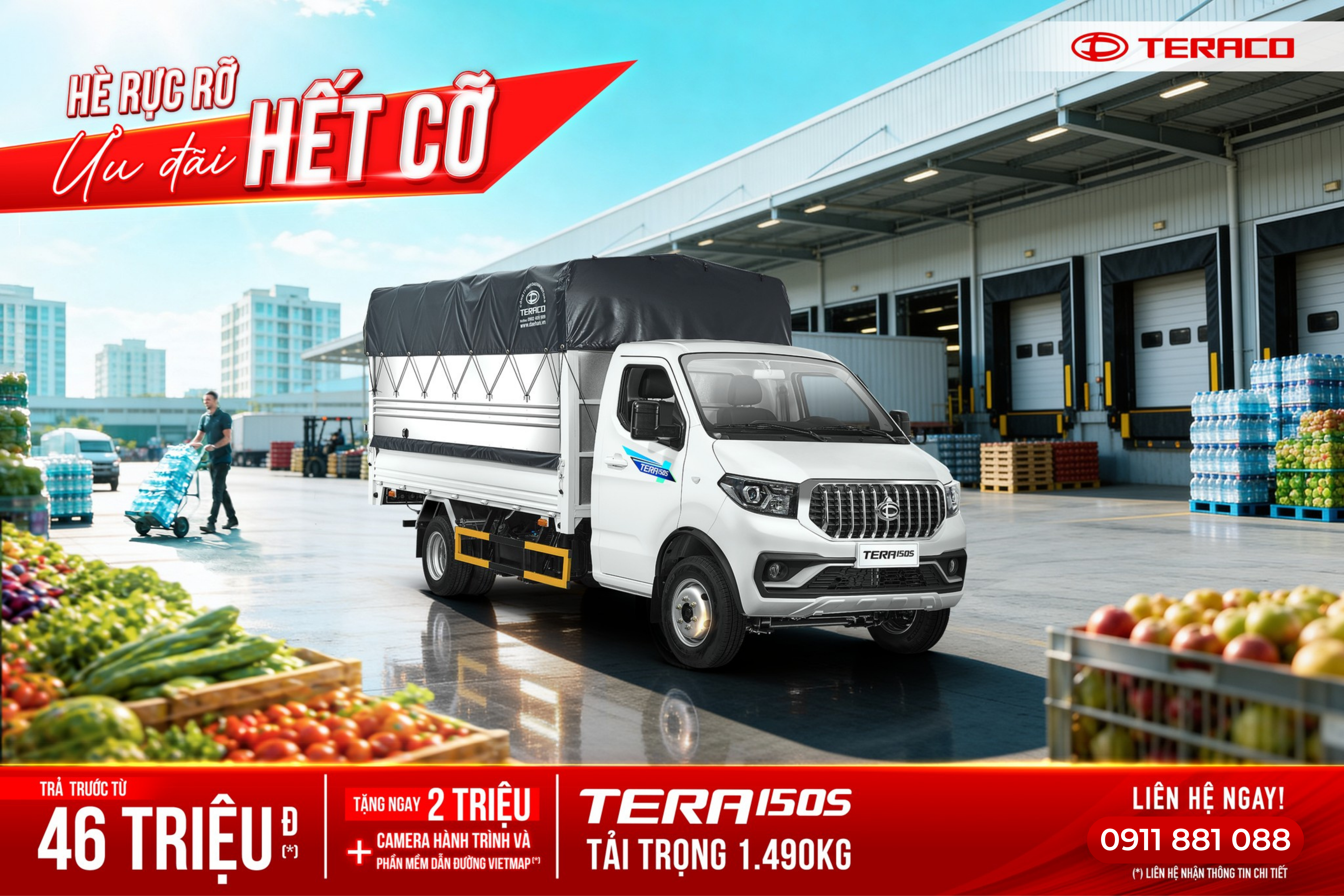 MUA TERA150S – NHẬN NGAY 02 TRIỆU ĐỒNG TIỀN MẶT VÀ COMBO QUÀ TẶNG HẤP DẪN