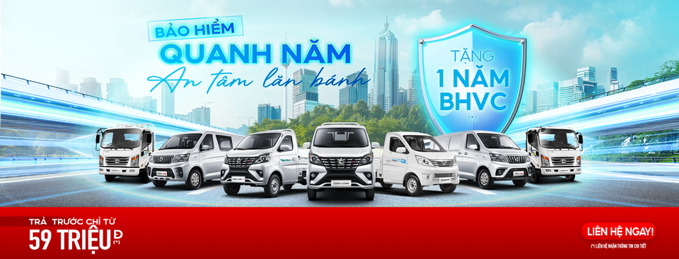 MUA XE TERACO THÁNG 06 - NHẬN NGAY 1 NĂM BẢO HIỂM VẬT CHẤT