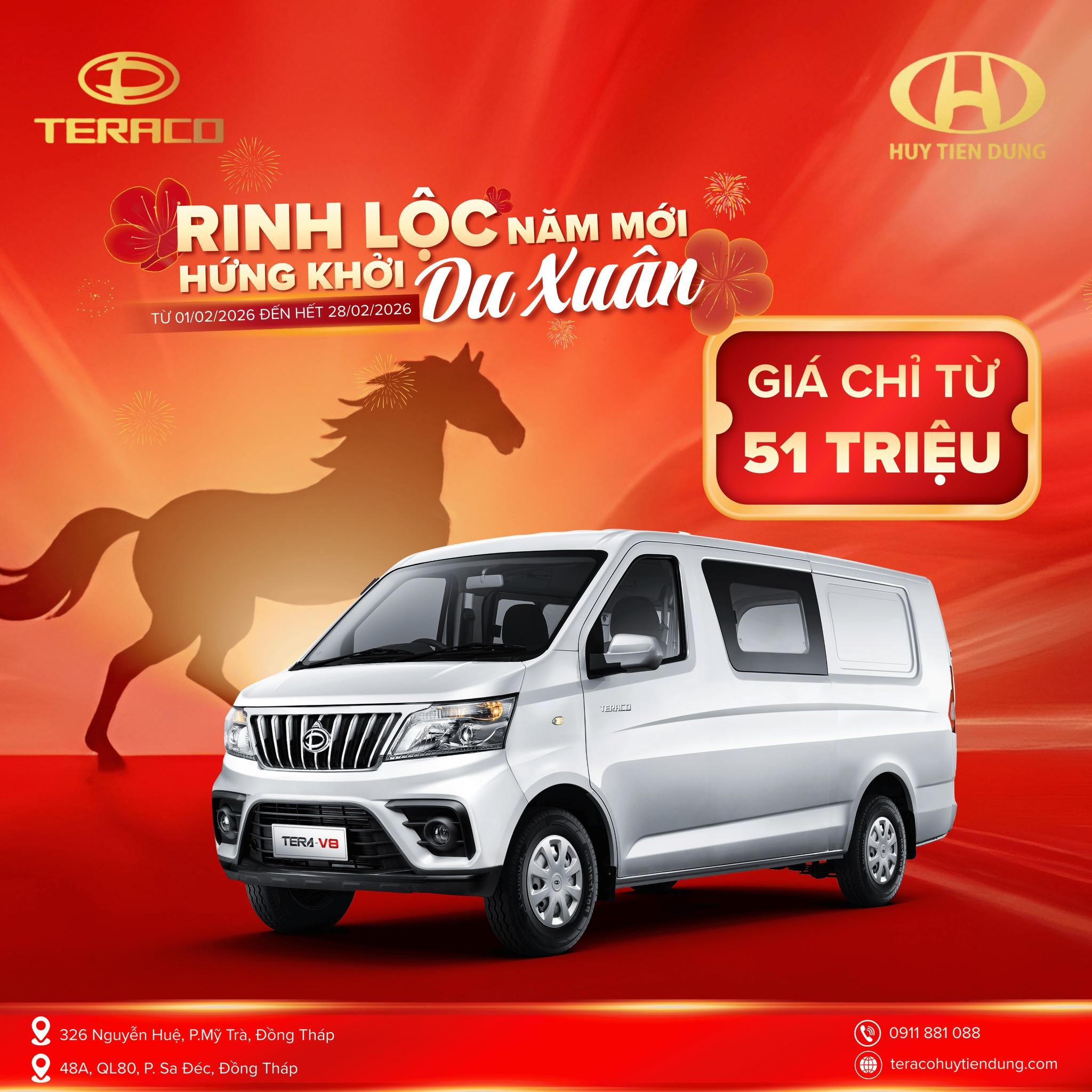 Khai xuân đón lộc - Nhận ngay ưu đãi cùng Tera-V8