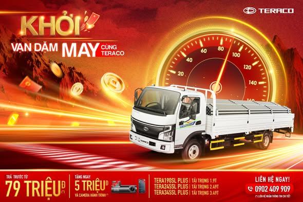 🚛 TERA SL PLUS – Dòng tải nhẹ thùng dài 6m³ bán chạy hàng đầu