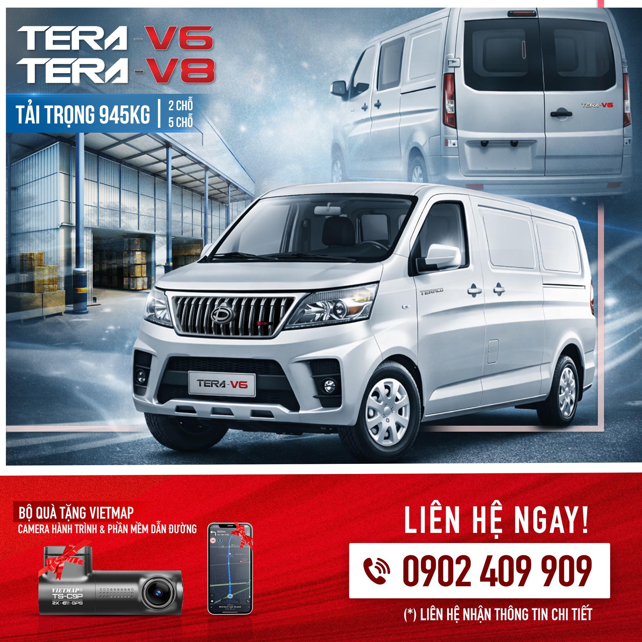 TERA-V6 / TERA-V8 – TẢI VAN THẾ HỆ MỚI CHO DOANH NGHIỆP HIỆN ĐẠI
