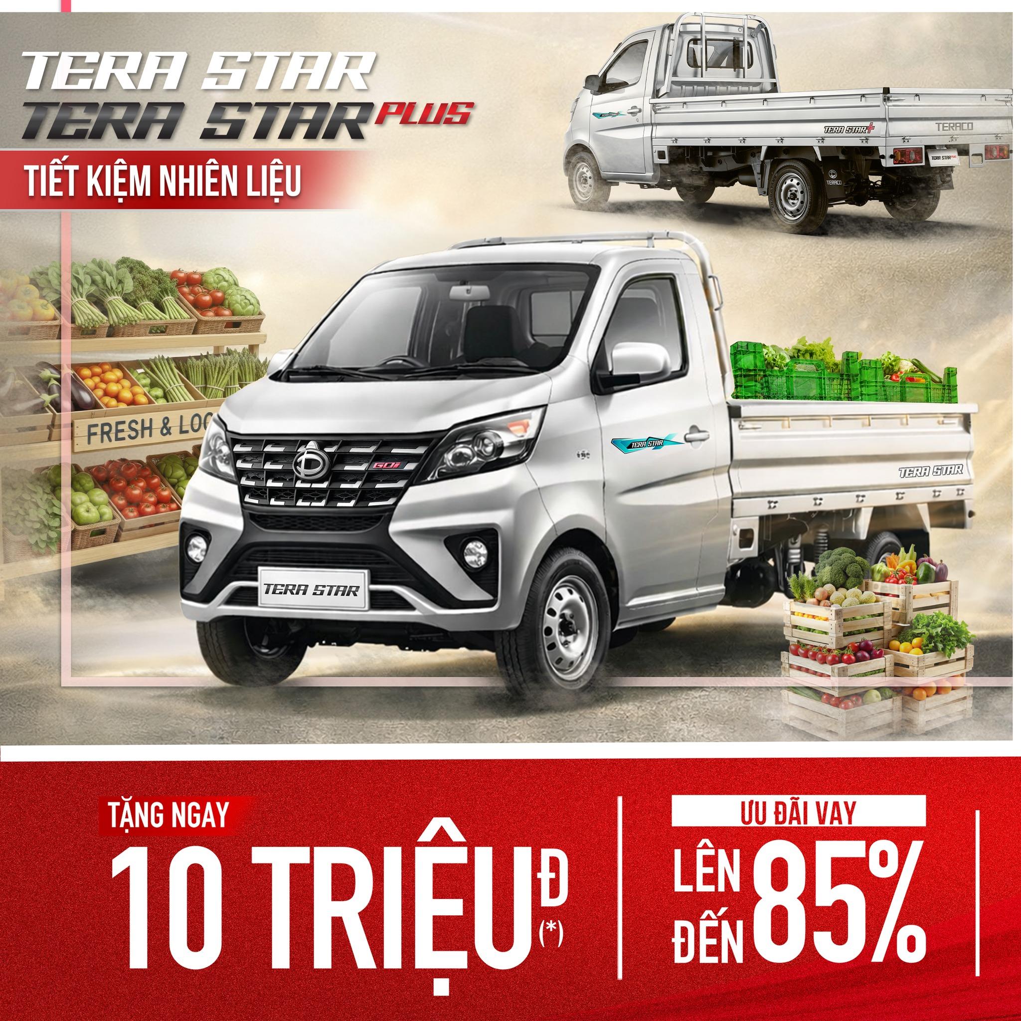 TERA STAR / TERA STAR PLUS – DÒNG XE TẢI NHẸ “QUỐC DÂN” CHO MỌI NHU CẦU KINH DOANH