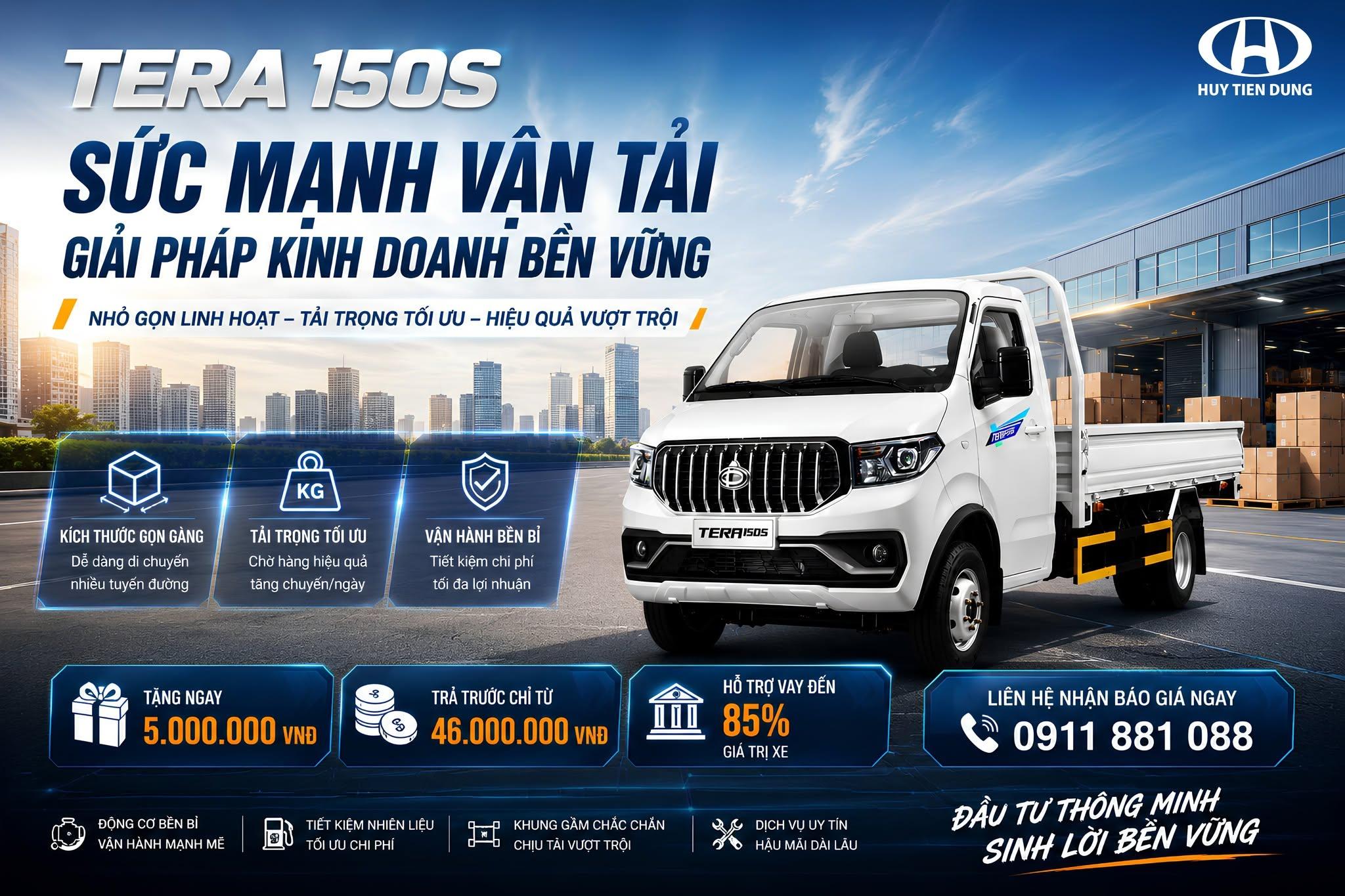 TERA150S – Sức mạnh vận tải, Đầu tư hiệu quả