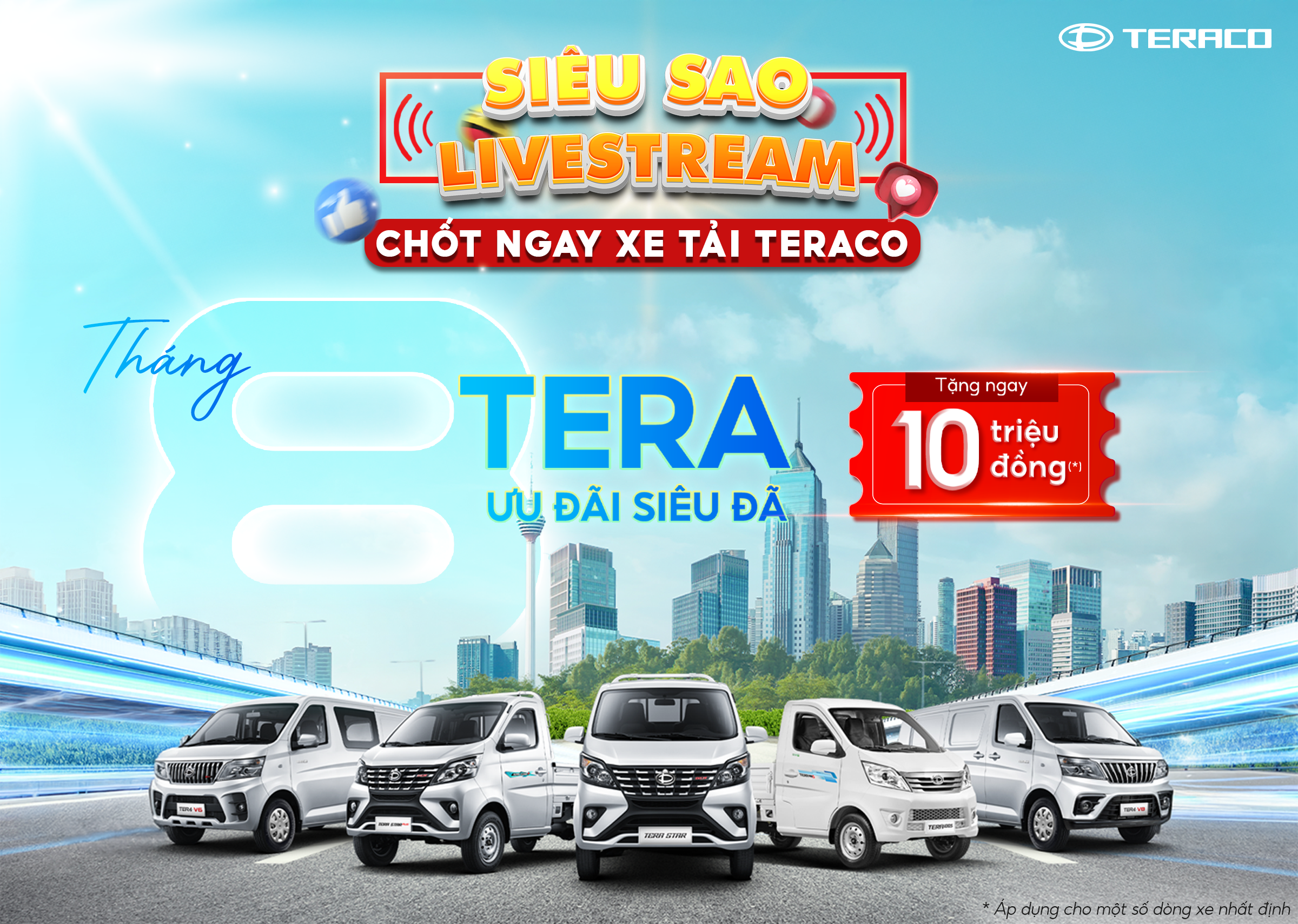 LIVESTREAM THÁNG 08 - ƯU ĐÃI TIỀN MẶT - CHỐT DEAL NGAY