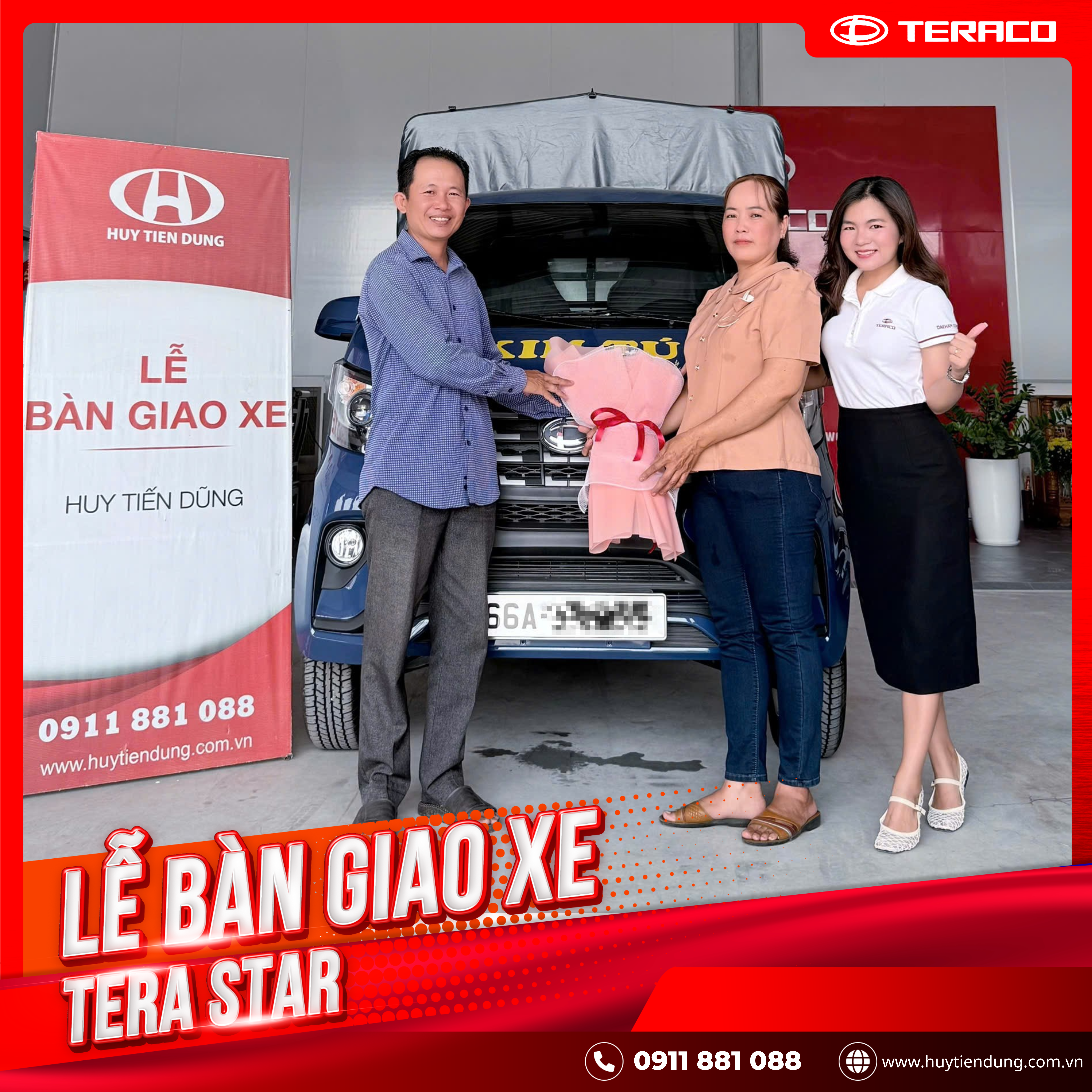 TERACO HUY TIẾN DŨNG – BÀN GIAO XE THÁNG 10, TRAO NIỀM TIN, GỬI TRỌN SỰ ĐỒNG HÀNH