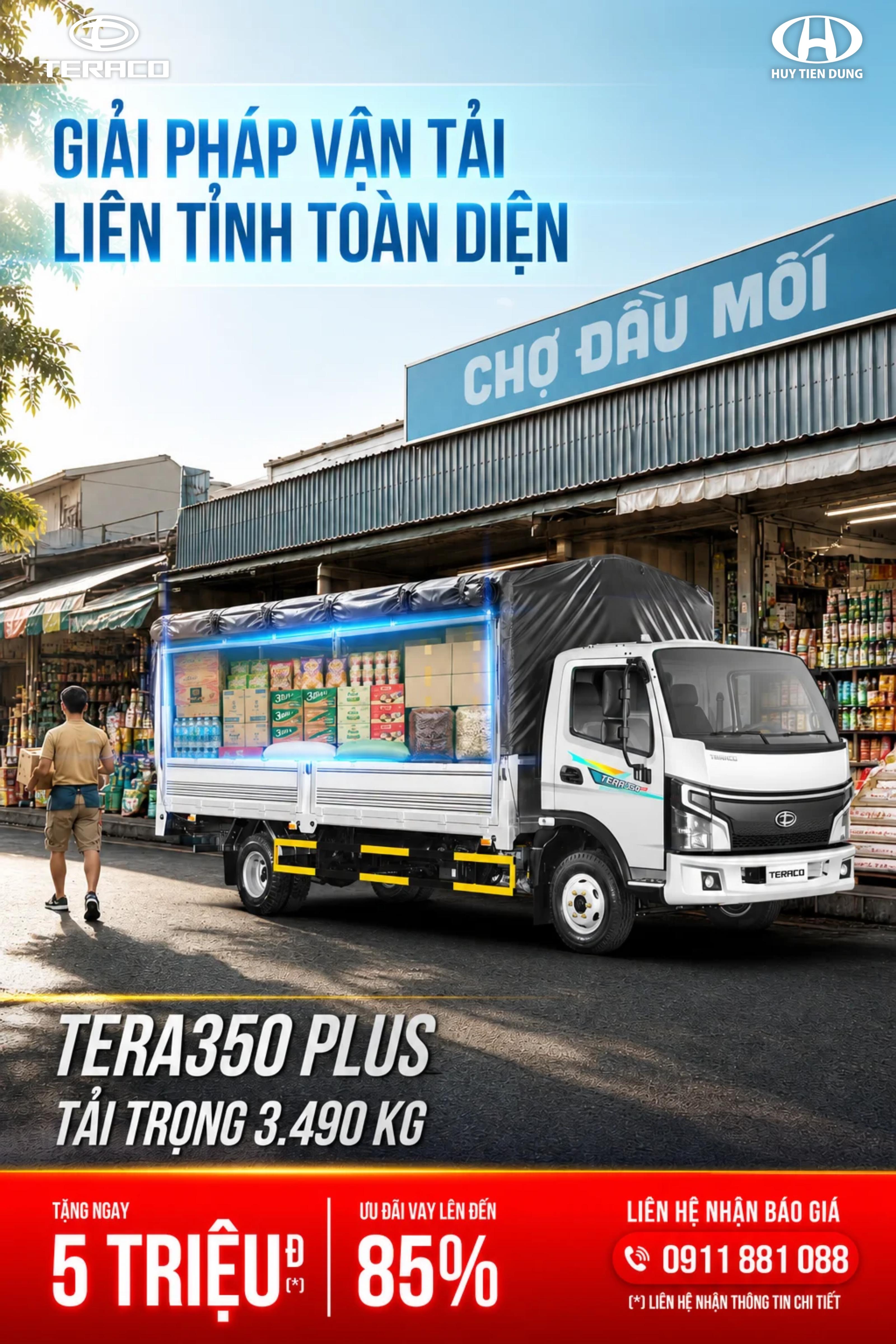 TERA350 PLUS – GIẢI PHÁP VẬN TẢI LIÊN TỈNH TOÀN DIỆN