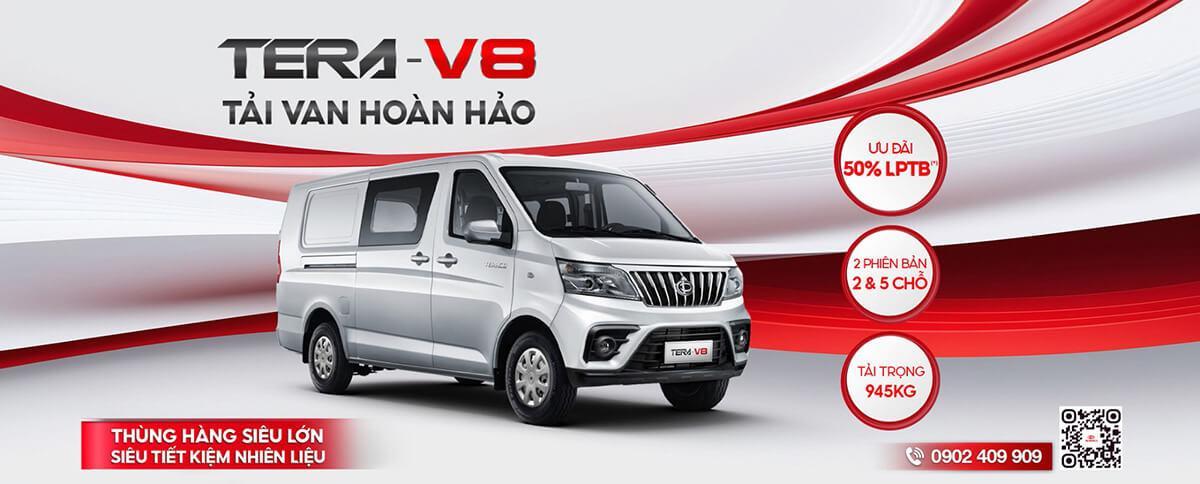 TERA-V8 là mẫu xe tải van hoàn hảo